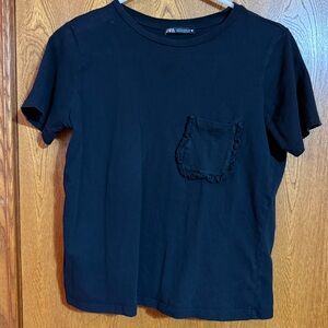 Zara Classic Black Tee